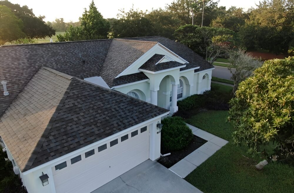 Beautiful new shingle roof on Florida home